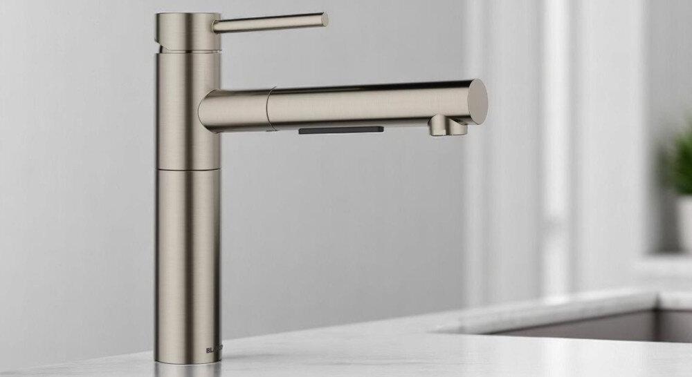 Bateria BLANCO Alta-S II 527710 Satynowa platyna Prostota i wygoda stojąca kolor Satynowa platynaowy Jednodźwigniowa wylewka obrotowa 140°