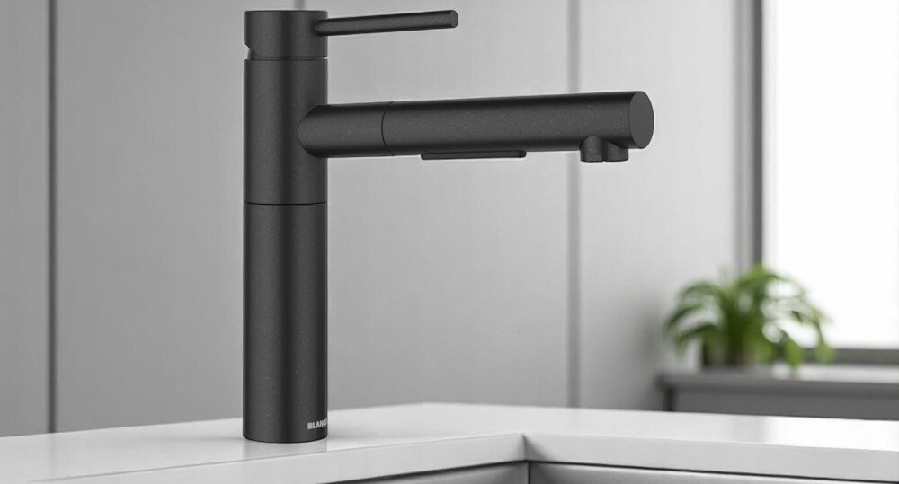 Bateria BLANCO Alta-S II 527546  Antracyt Prostota i wygoda stojąca kolor Antracytowy Jednodźwigniowa wylewka obrotowa 140°