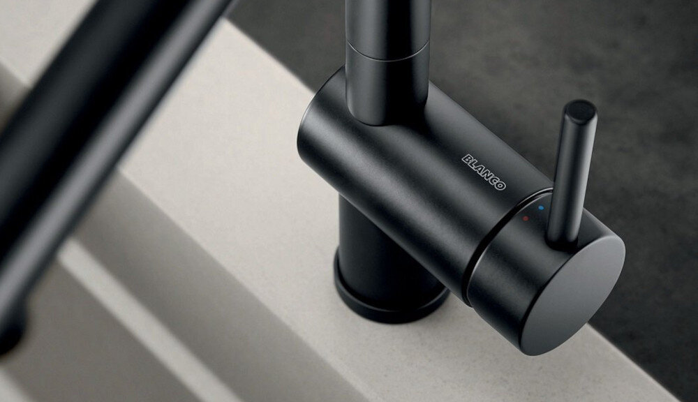 BATERIA KUCHENNA BLANCO Linus-S 527733 trwały estetyczny metal odporny na temperatury łatwe czyszczenie