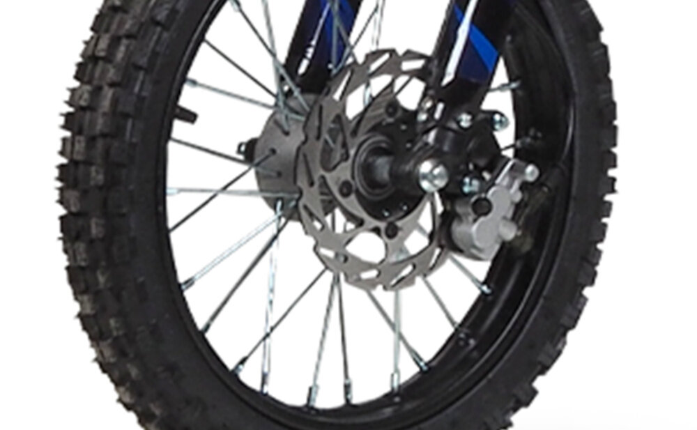 Cross elektryczny IML HP 6E 14-12 Czarno-niebieski tarczowe hamulce hydrauliczne z przodu z tylu niezawodne hamowanie w kazdych warunkach