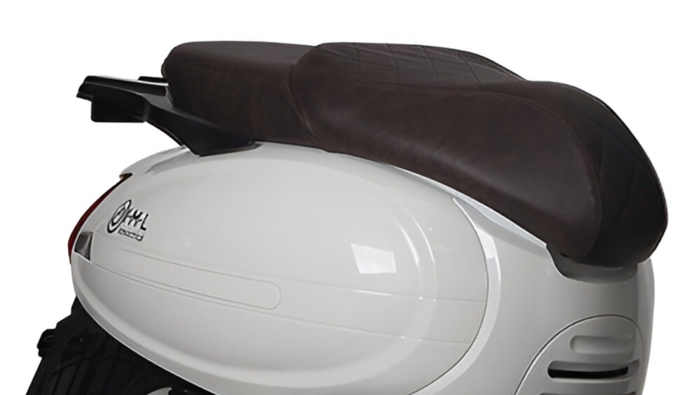 Skuter elektryczny IML S6 Double Biały miejsce do przechowywania pod siedzeniem praktycznosc wygoda uzytkowania wszystko pod reka F]funkcjonalny