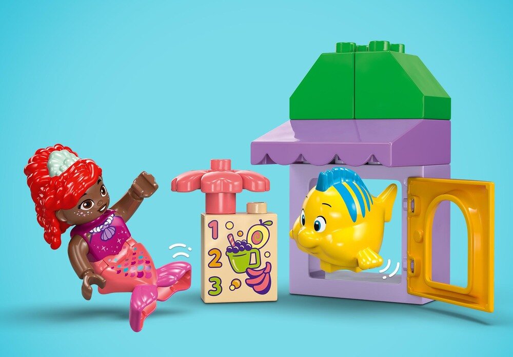 LEGO 10420 DUPLO Stoisko kawowe Arielki i Florka postacie