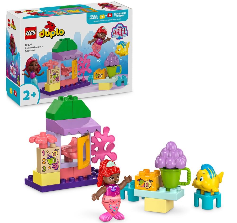 LEGO 10420 DUPLO Stoisko kawowe Arielki i Florka Zestaw
