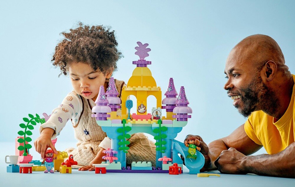 LEGO 10435 DUPLO Magiczny podwodny pałac Arielki zabawa 