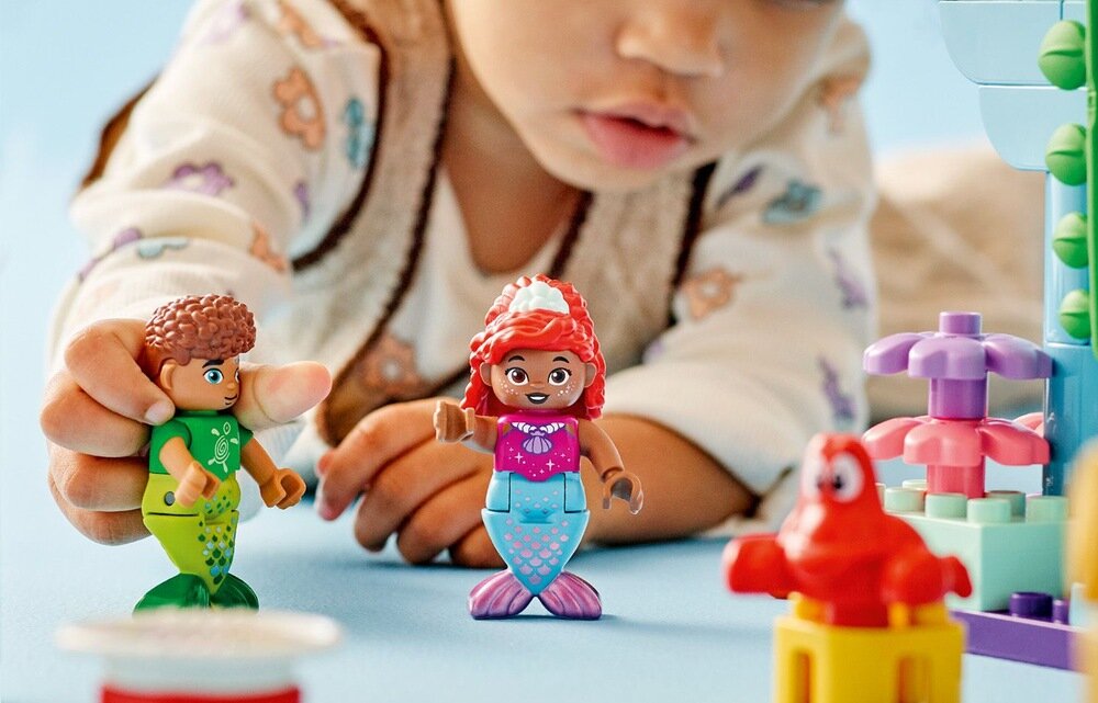 LEGO 10435 DUPLO Magiczny podwodny pałac Arielki  serial 