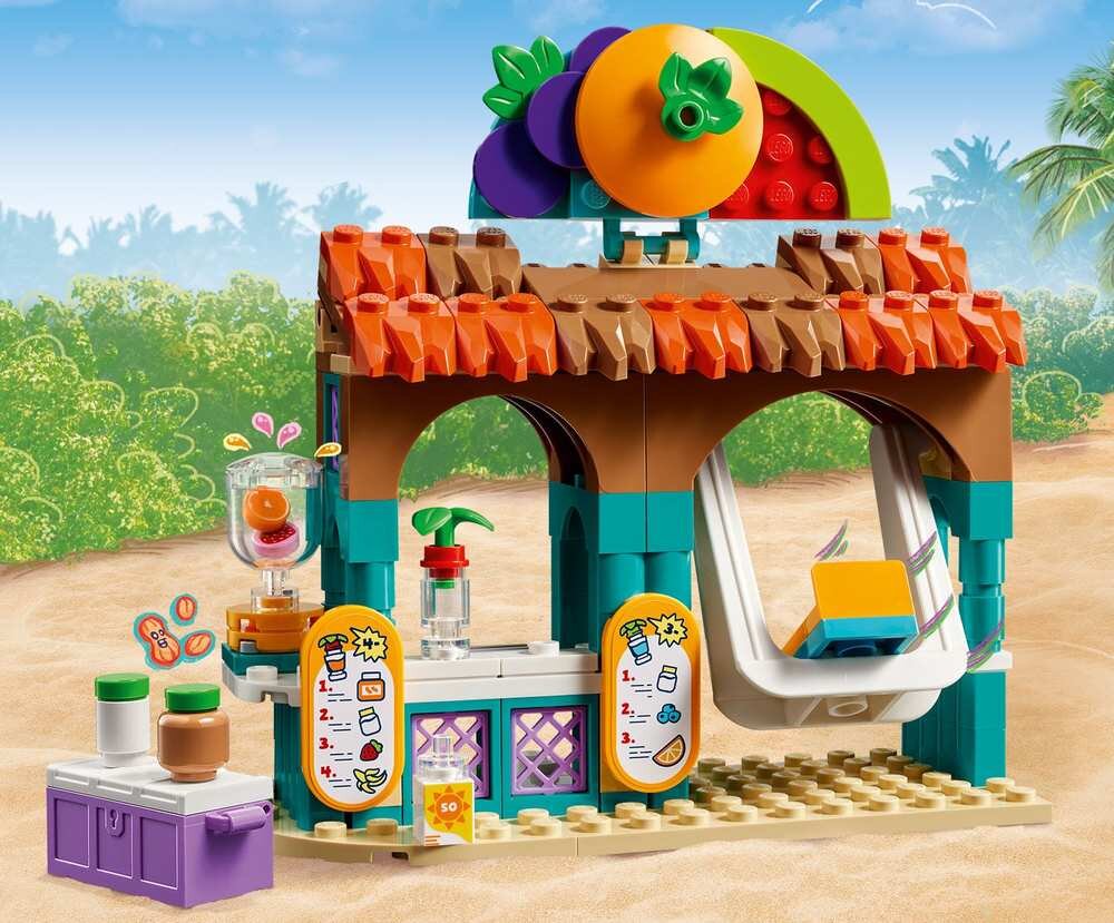 LEGO 42625 Friends Plażowa budka z koktajlami zabawa