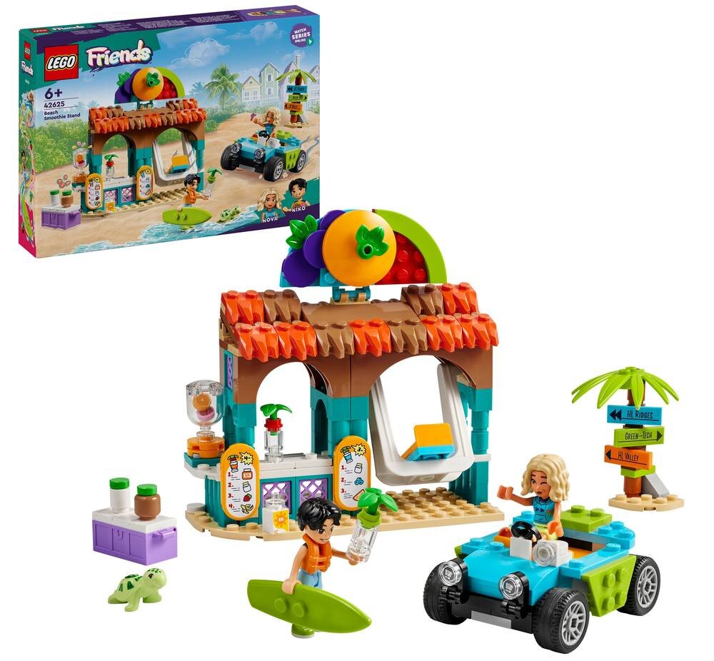 LEGO 42625 Friends Plażowa budka z koktajlami Zestaw