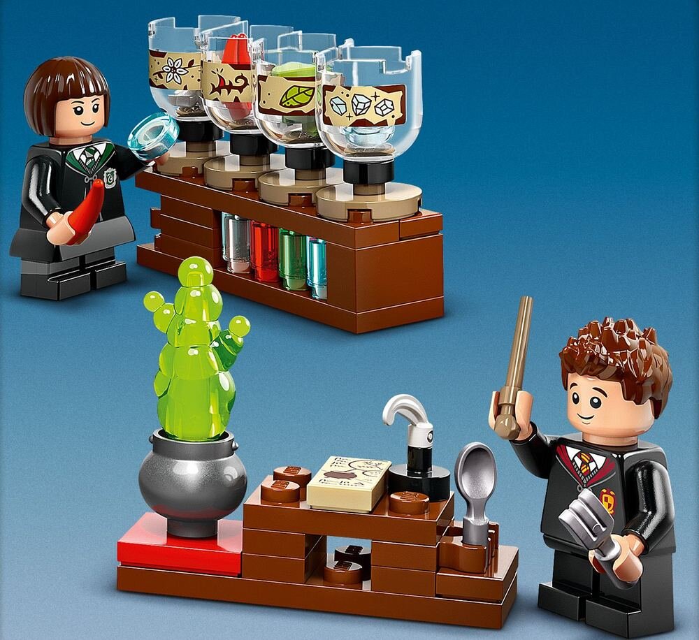 LEGO 76431 Harry Potter Zamek Hogwart: Zajęcia z eliksirów składniki