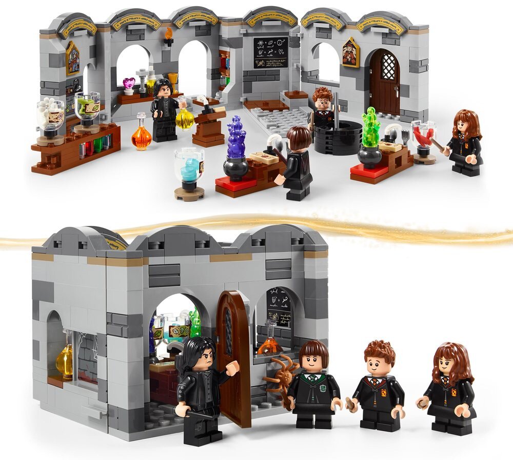 LEGO 76431 Harry Potter Zamek Hogwart: Zajęcia z eliksirów detale