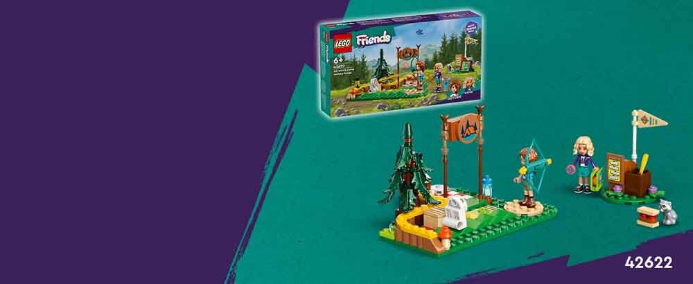 LEGO<sup>®</sup> Friends Strzelnica na letnim obozie łuczniczym (42622)