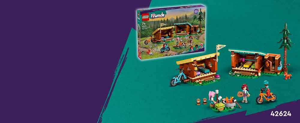 LEGO<sup>®</sup> Friends Przytulne domki na letnim obozie (42624)