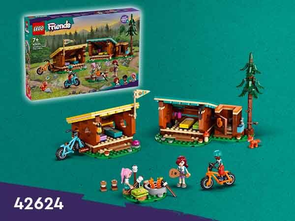 LEGO<sup>®</sup> Friends Przytulne domki na letnim obozie (42624)