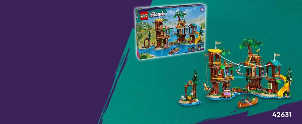 LEGO<sup>®</sup> Friends Domek na drzewie na obozie kempingowym (42631)