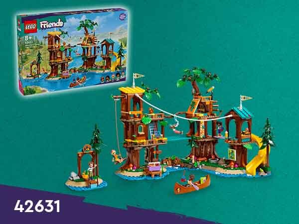 LEGO<sup>®</sup> Friends Domek na drzewie na obozie kempingowym (42631)