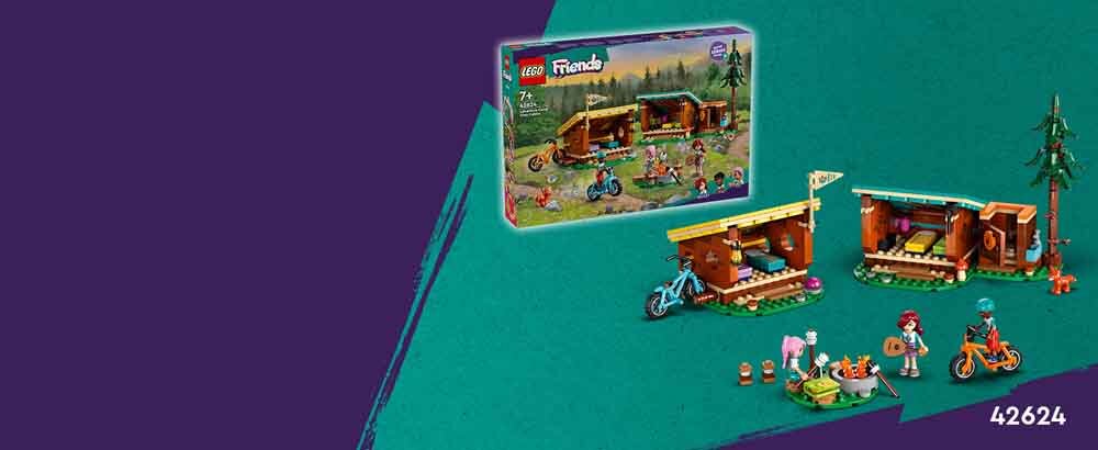 LEGO<sup>®</sup> Friends Przytulne domki na letnim obozie (42624)