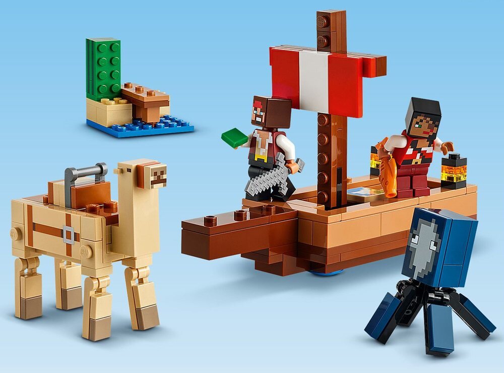 LEGO 21259 Minecraft Rejs statkiem pirackim Zabawka