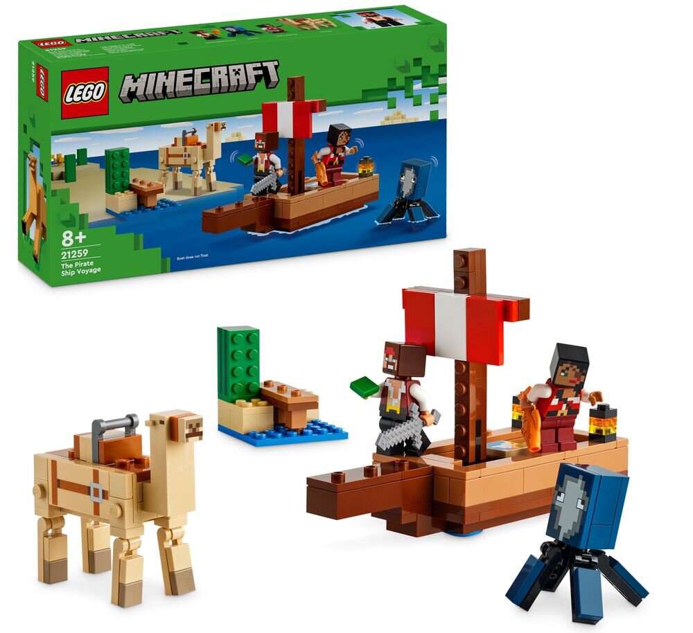 LEGO 21259 Minecraft Rejs statkiem pirackim Zestaw