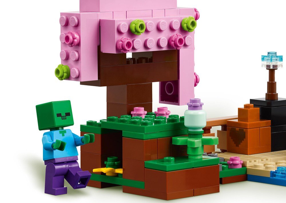 LEGO 21260 Minecraft Wiśniowy ogród zombie
