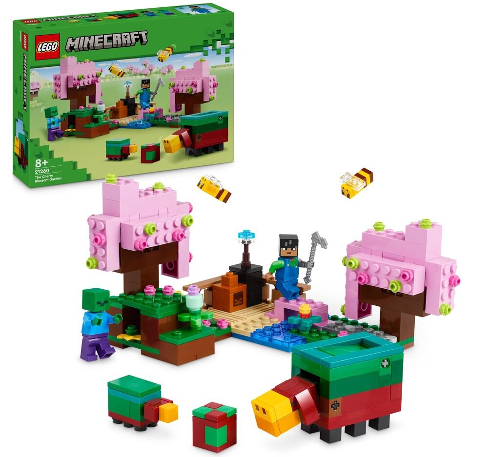 LEGO 21260 Minecraft Wiśniowy ogród Zestaw