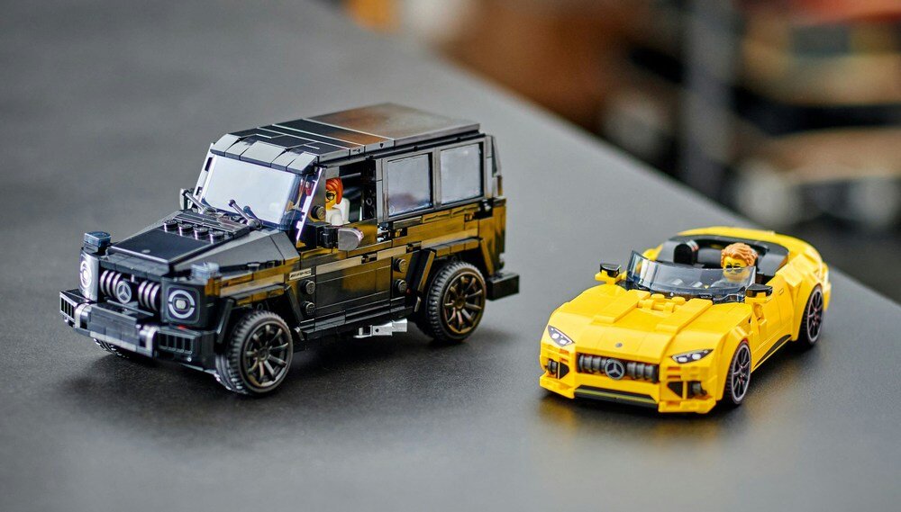 LEGO 76924 Speed Champions Mercedes-AMG G 63 i Mercedes-AMG SL 63 opis