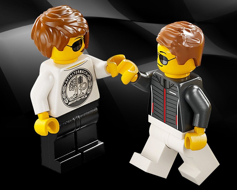 LEGO 76924 Speed Champions Mercedes-AMG G 63 i Mercedes-AMG SL 63 minifigurki