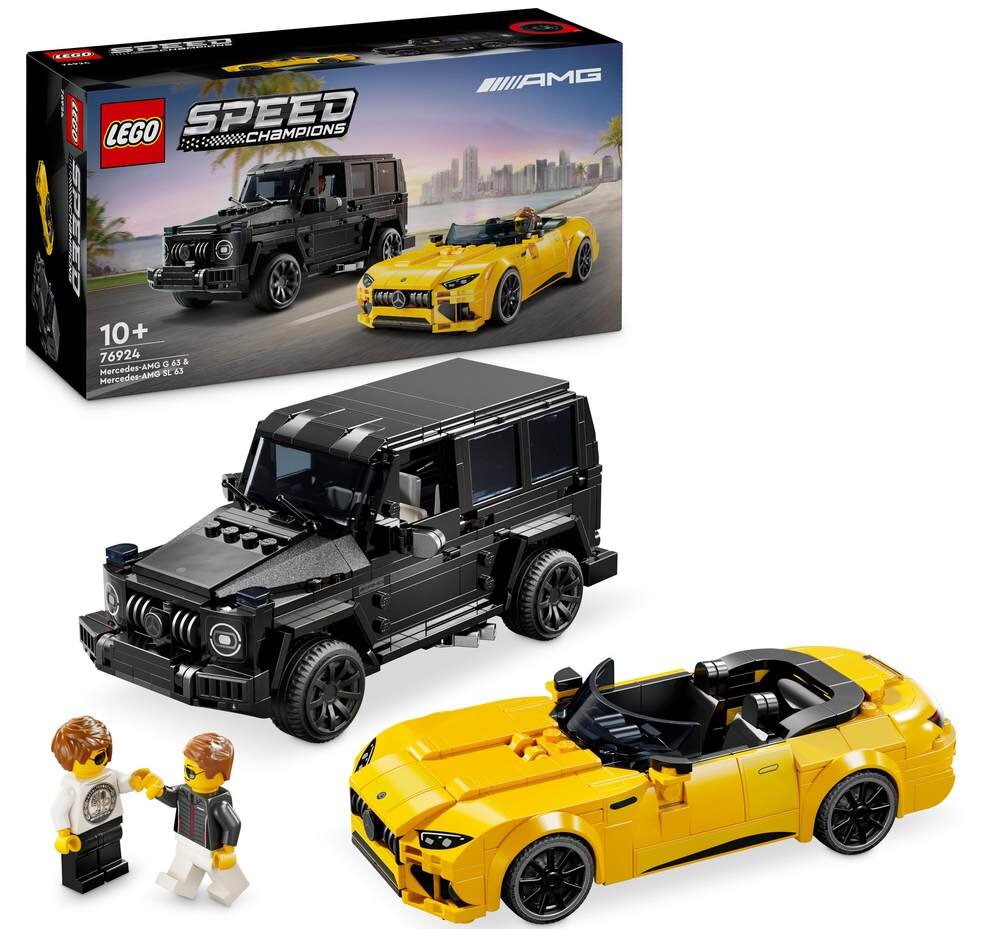 LEGO 76924 Speed Champions Mercedes-AMG G 63 i Mercedes-AMG SL 63 Zestaw