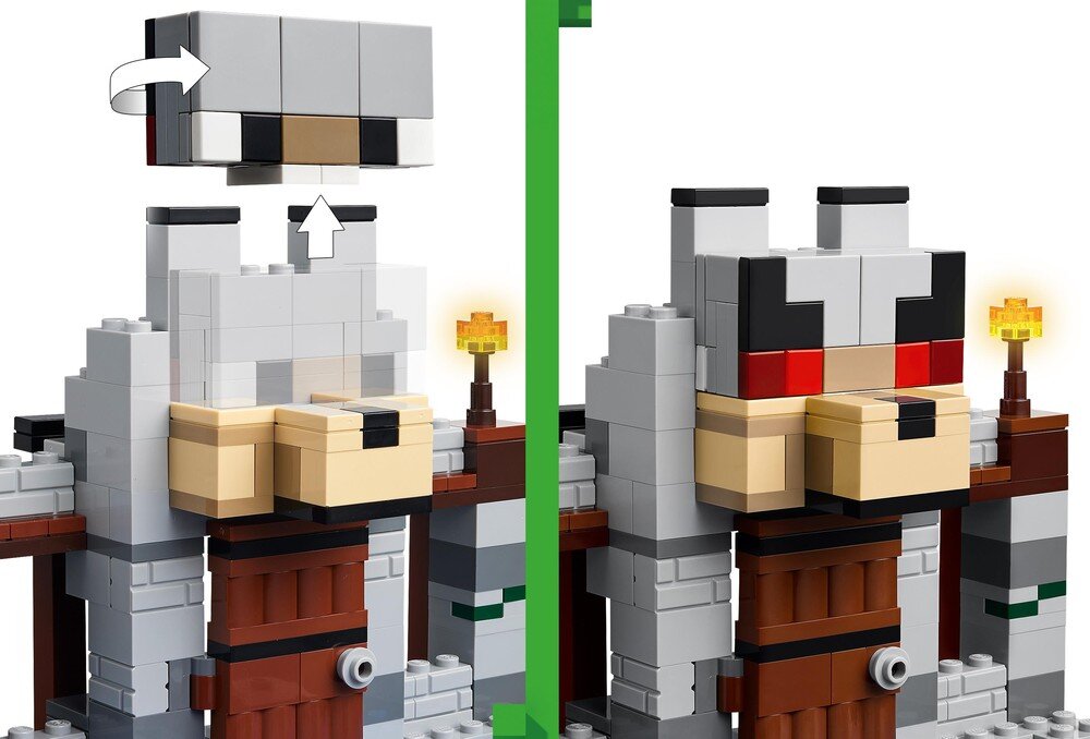 LEGO 21261 Minecraft Wilcza twierdza Kreatywny