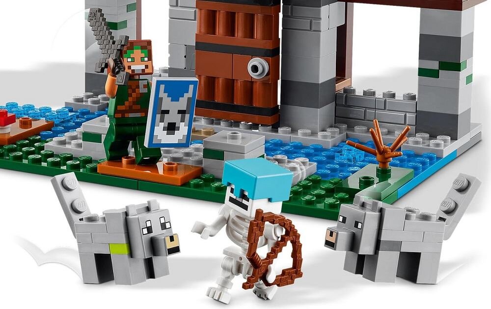 LEGO 21261 Minecraft Wilcza twierdza Figurki