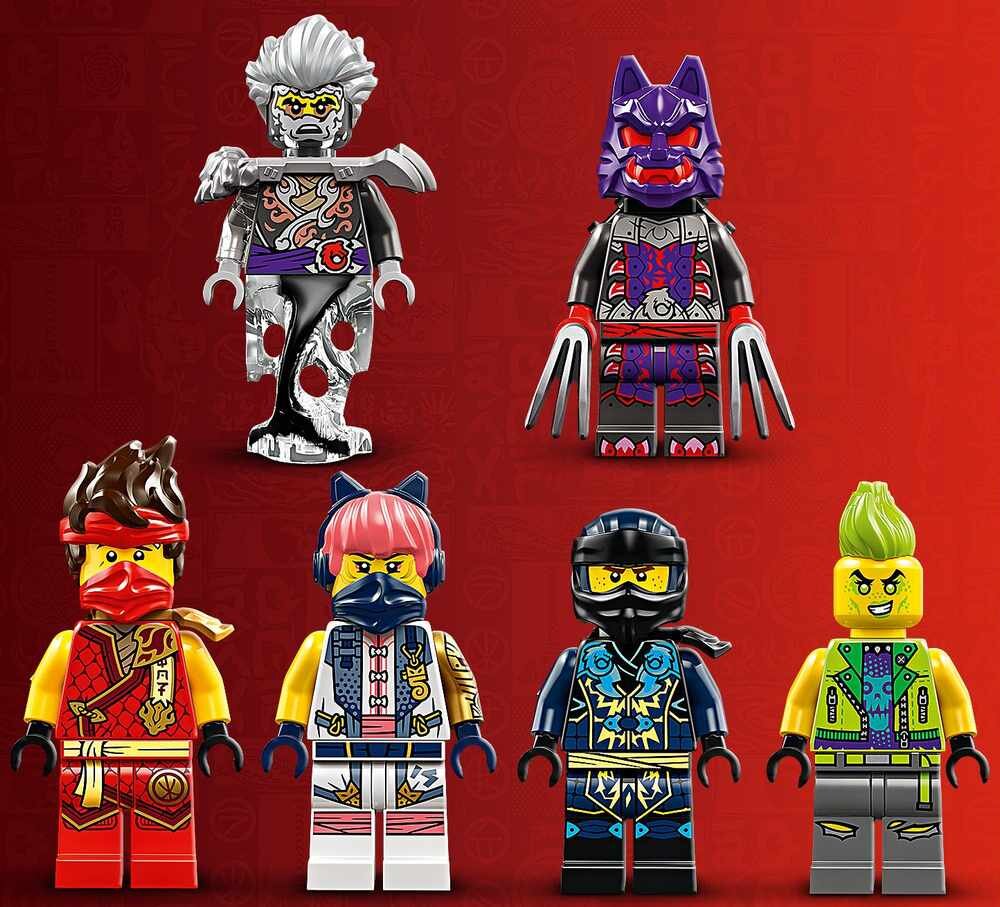 LEGO 71818 NINJAGO Arena turniejowa Minifigurki