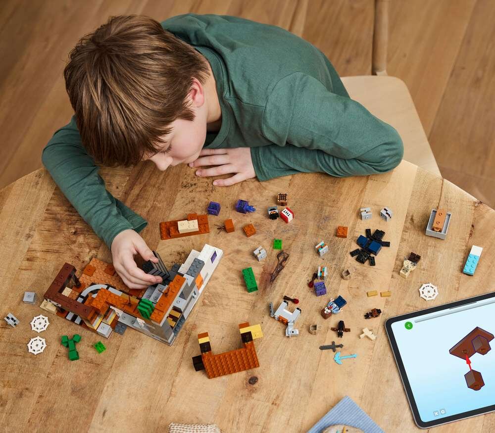 LEGO 21263 Minecraft Kopalnia w Badlandach umiejętności