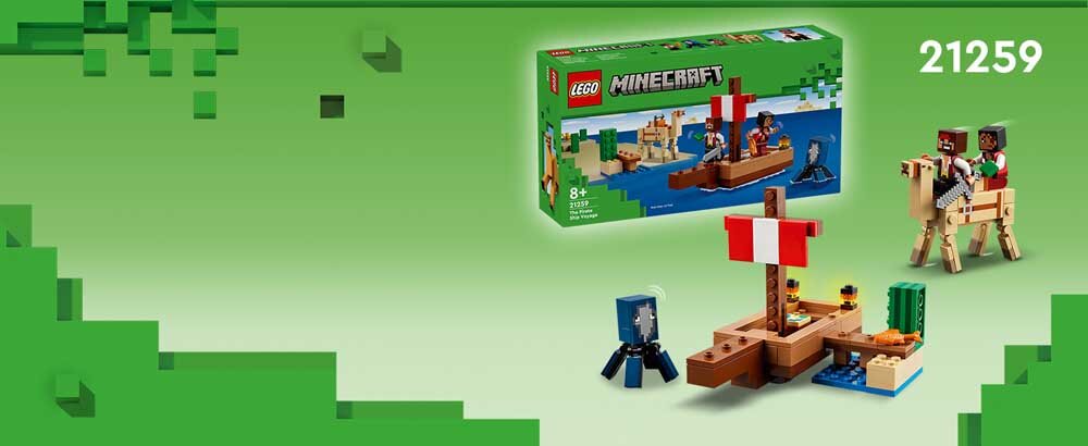 LEGO<sup>®</sup> Minecraft<sup>®</sup> Rejs statkiem pirackim