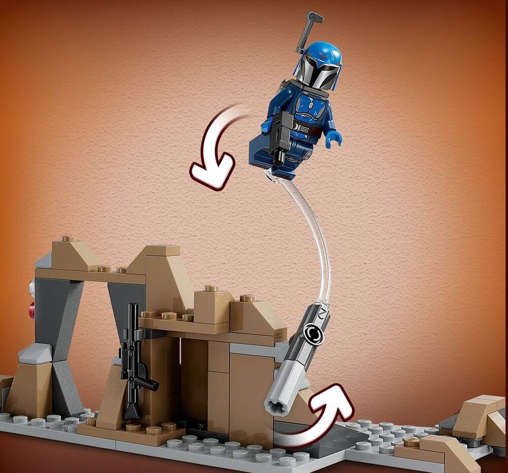 LEGO 75373 Star Wars Zasadzka na Mandalorze - zestaw bitewny plecaki