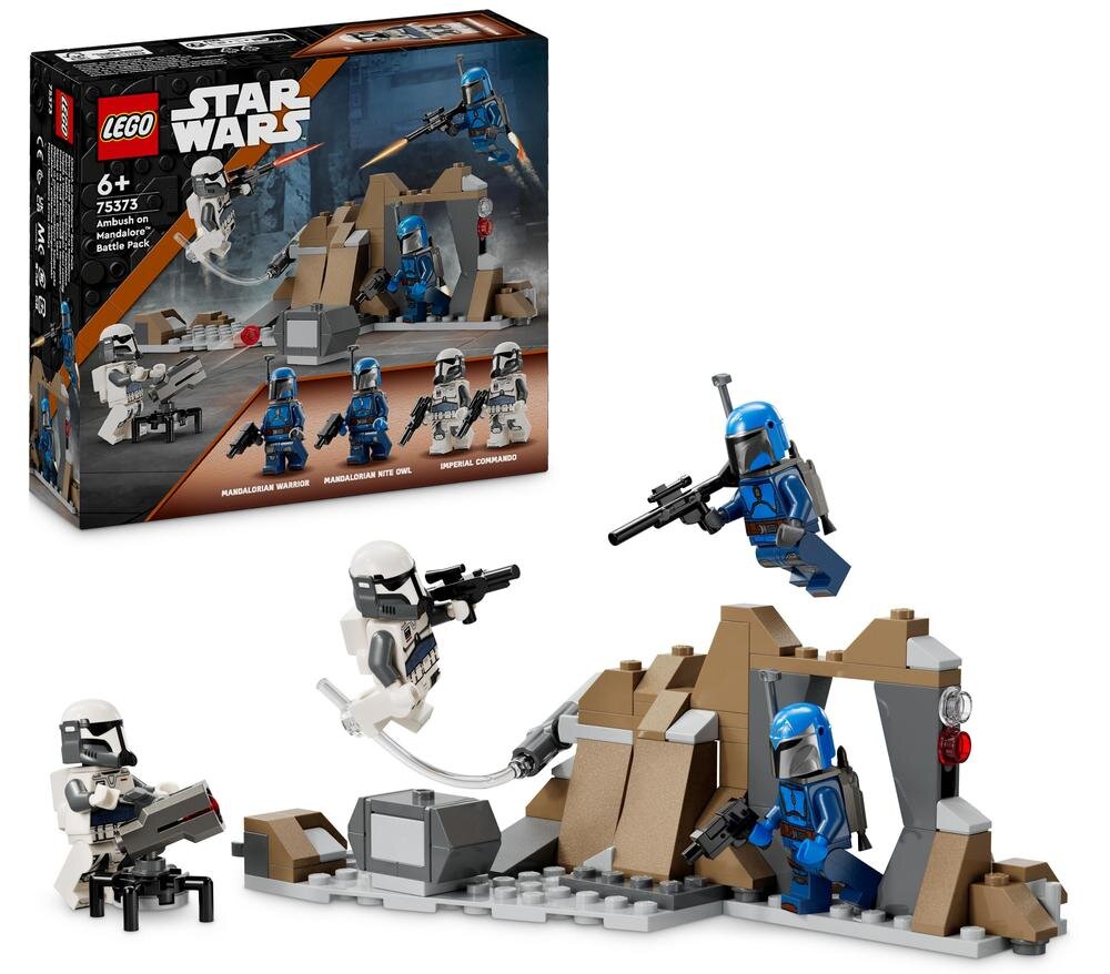 LEGO 75373 Star Wars Zasadzka na Mandalorze - zestaw bitewny Zestaw