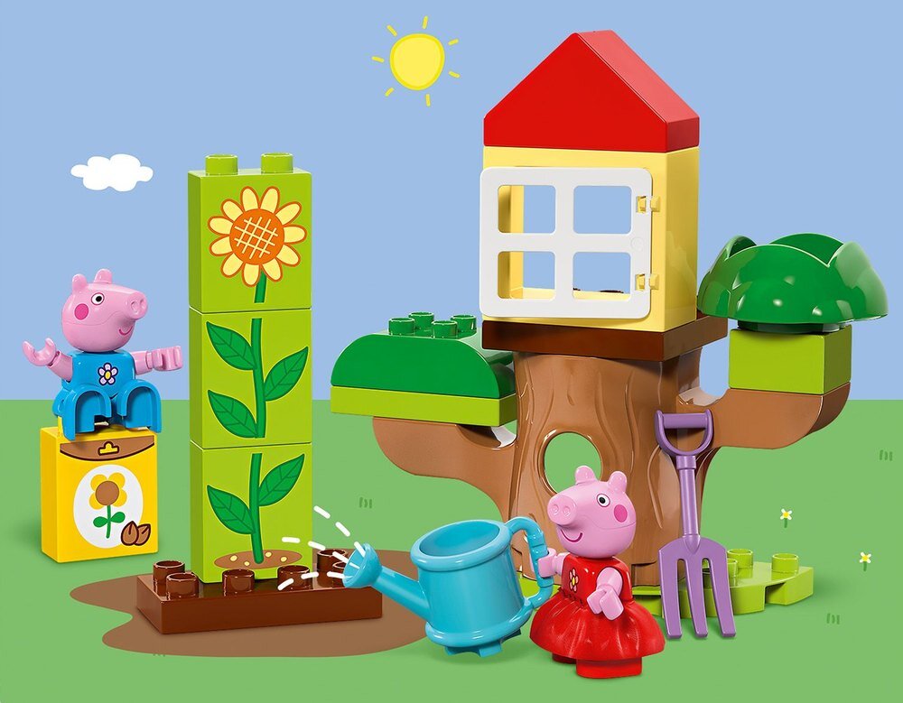LEGO 10431 DUPLO Ogród i domek na drzewie Peppy Figurki