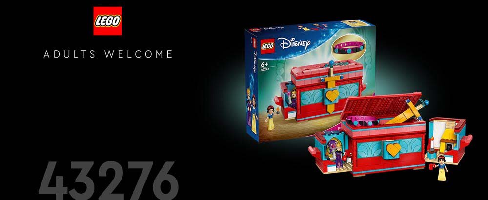 LEGO<sup>®</sup> ǀ Disney Szkatułka na biżuterię z Królewną Śnieżką