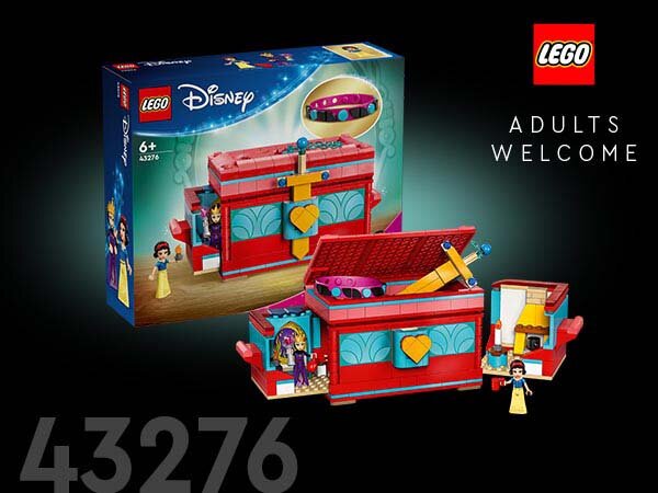 LEGO<sup>®</sup> ǀ Disney Szkatułka na biżuterię z Królewną Śnieżką