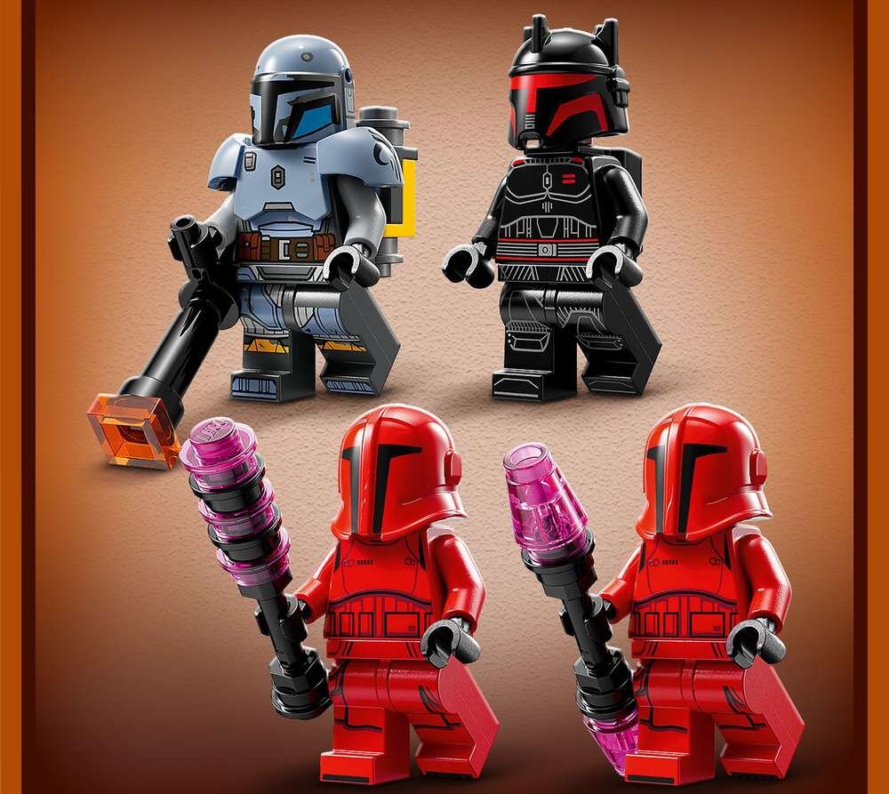 LEGO 75386 Star Wars Pojedynek Paza Vizsli i Moffa Gideona minifigurki