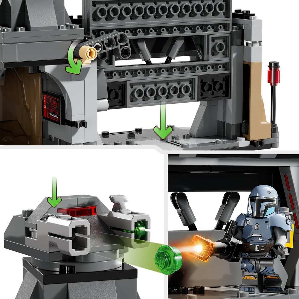 LEGO 75386 Star Wars Pojedynek Paza Vizsli i Moffa Gideona akcesoria
