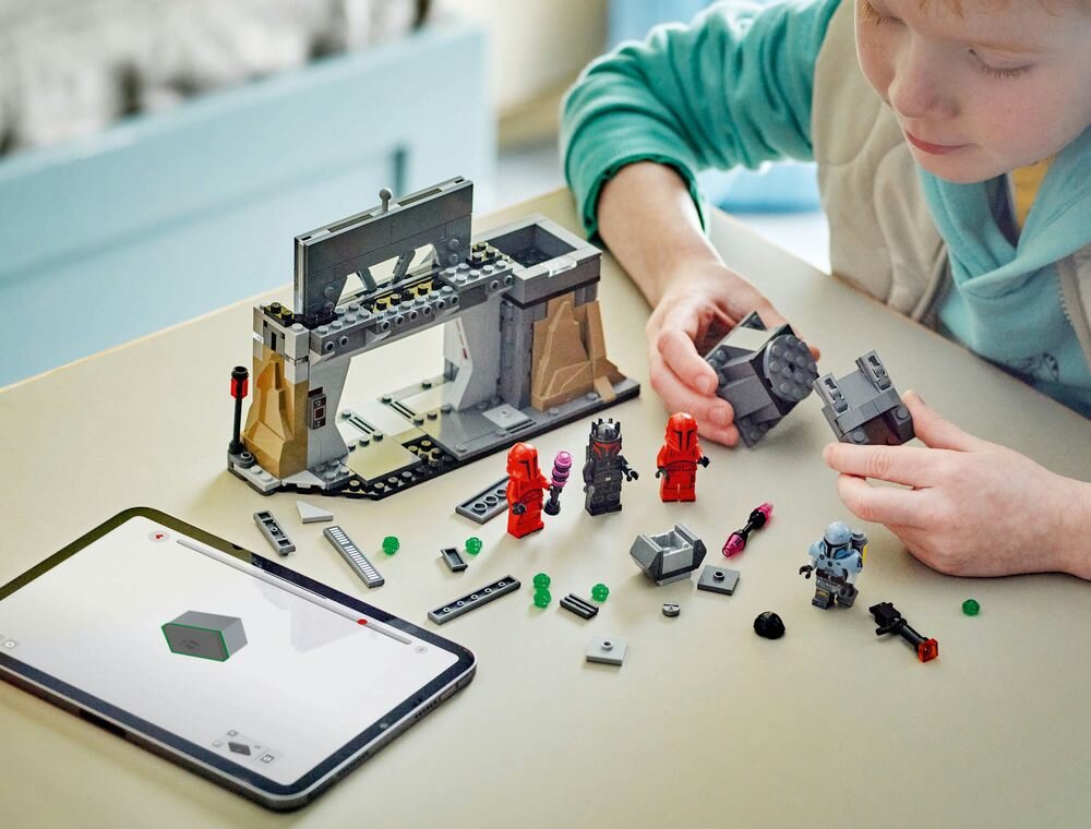 LEGO 75386 Star Wars Pojedynek Paza Vizsli i Moffa Gideona umiejętności