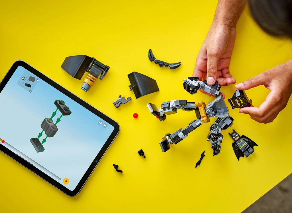 LEGO 76270 DC Mechaniczna zbroja Batmana umiejętności