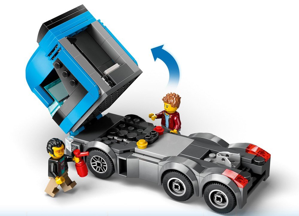 LEGO 60408 City Laweta z samochodami sportowymi akcesoria