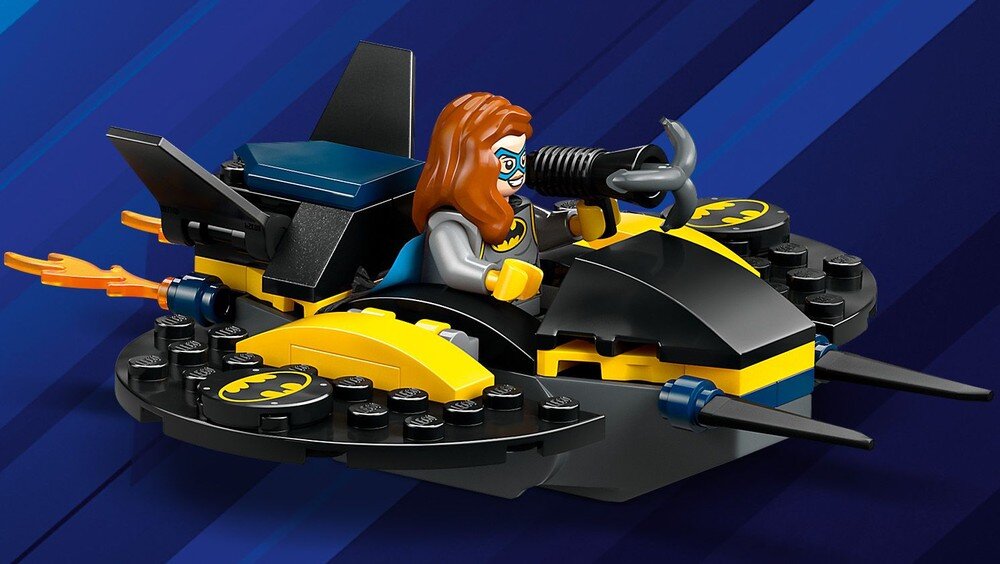 LEGO 76272 DC Jaskinia Batmana z Batmanem, Batgirl i Jokerem więziene