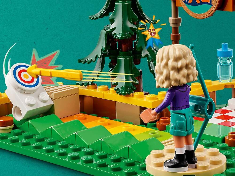 LEGO 42622 Friends Strzelnica na letnim obozie łuczniczym strzelanie z łuku