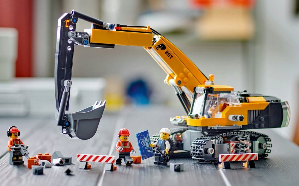 LEGO 60420 City Żółta koparka opis