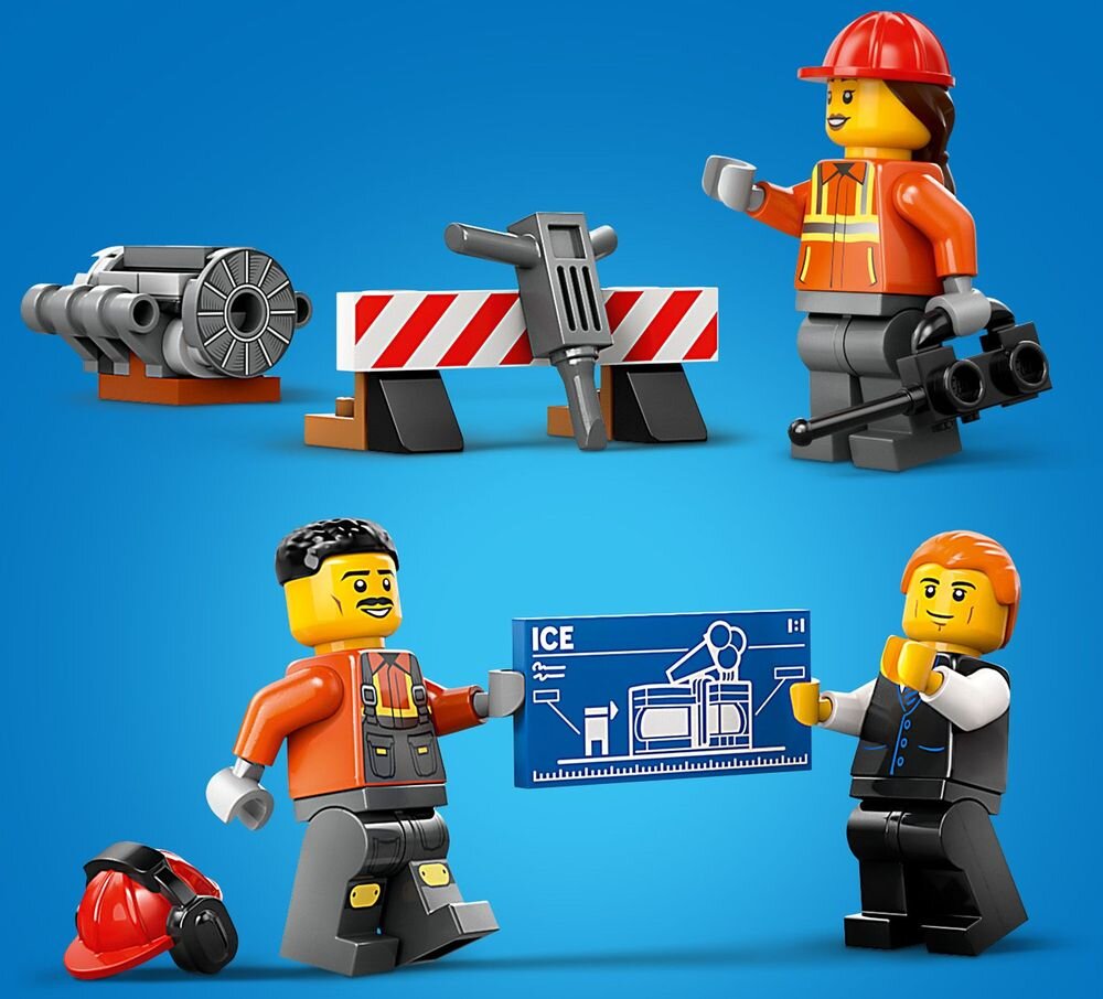 LEGO 60420 City Żółta koparka Zabawka