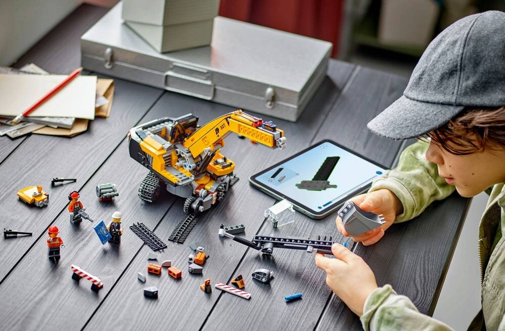 LEGO 60420 City Żółta koparka umiejętności