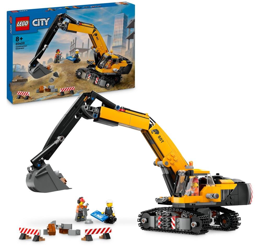LEGO 60420 City Żółta koparka Zestaw