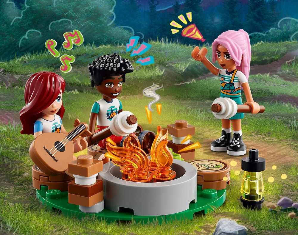 LEGO 42624 Friends Przytulne domki na letnim obozie Minilaleczki