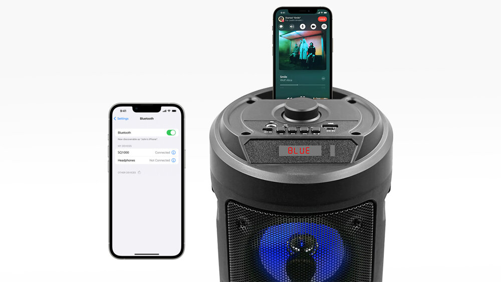 Głośnik mobilny SQUEAK Harmony brzmienie bluetooth edr a2dp avrcp