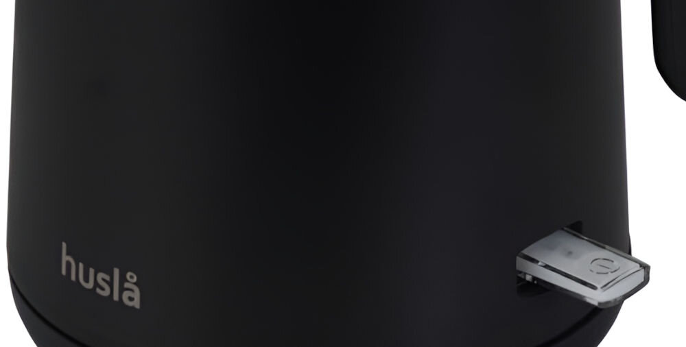 Czajnik HUSLA 73917 Czarny mechanizm sterującay STRIX  niezawodność długotrwała praca pidgrzewanie wody jednym przyciskiem obrotowa podstawa 360 stopni sprężynowa pokrywa lampka sygnalizująca funkcja układania kabla pojemność 1,5 l moc 1600 W 